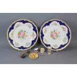 A Pair of Royal Worcester Cabinet Plates