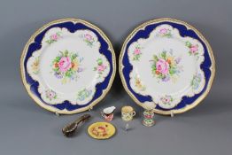 A Pair of Royal Worcester Cabinet Plates
