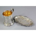 A Victorian Silver Christning Mug