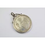 A Silver Manchester United European Cup Final Medallion