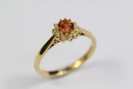Antique 18ct Yellow Gold Fancy Sapphire Ring