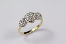 An 18ct White Gold Diamond Ring