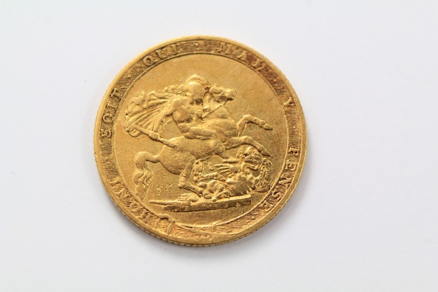 A George III Full Gold Sovereign - Image 2 of 2