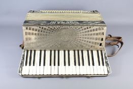 A Vintage Soprani Three Piano Accordion