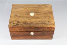 A Victorian Writing and Sewing Box