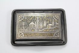 A Koftgari Snuff Box