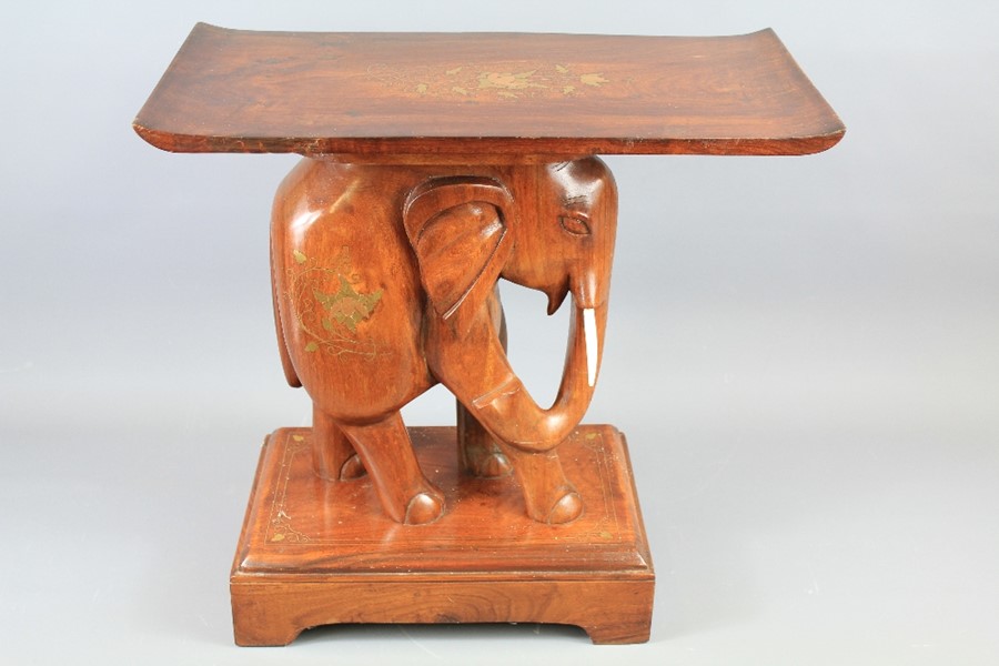 An Asian Teak Seat - Image 2 of 4