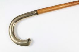 An Early 20th Century Silver Topped Sword Cane