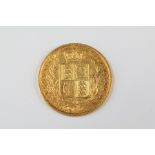 A Victorian Shield Back Gold Sovereign