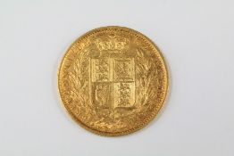 A Victorian Shield Back Gold Sovereign