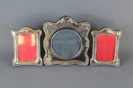 Three Silver Photo Frames