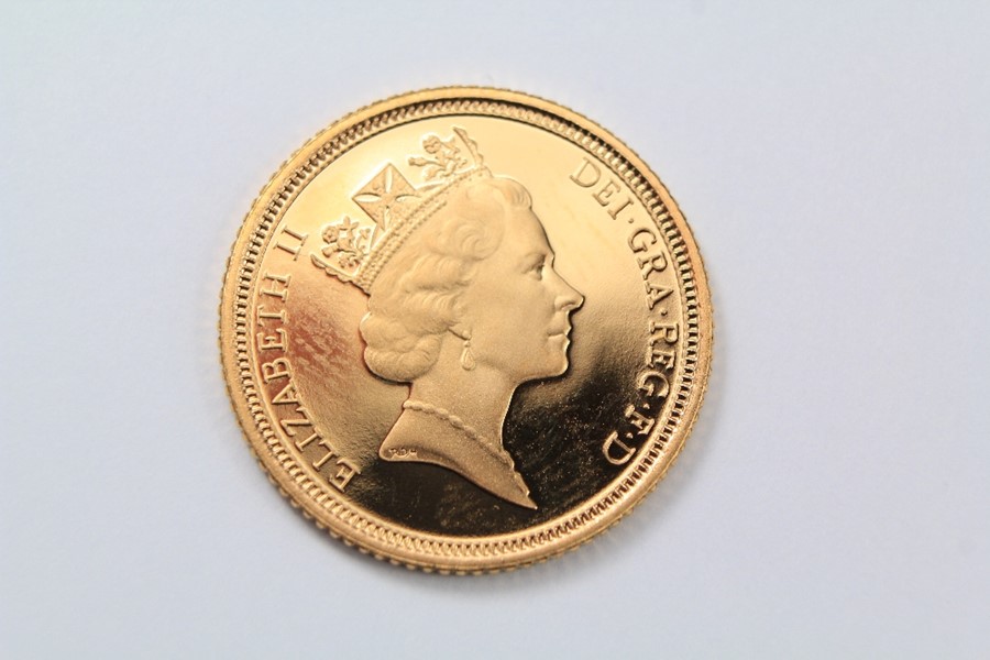 A Gold Proof Half Sovereign - Image 2 of 2