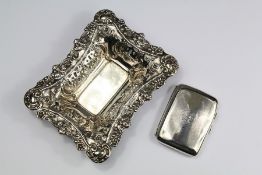 A Silver Bon Bon Dish