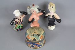 Three Vintage Hat Pin Dolls