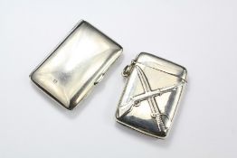 A Silver Vesta Case