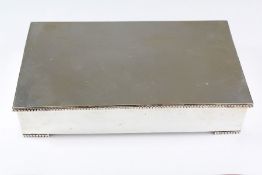 A Swedish Silver Double Cigarette Box