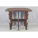 An Indian Carved Table