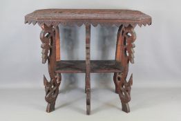 An Indian Carved Table