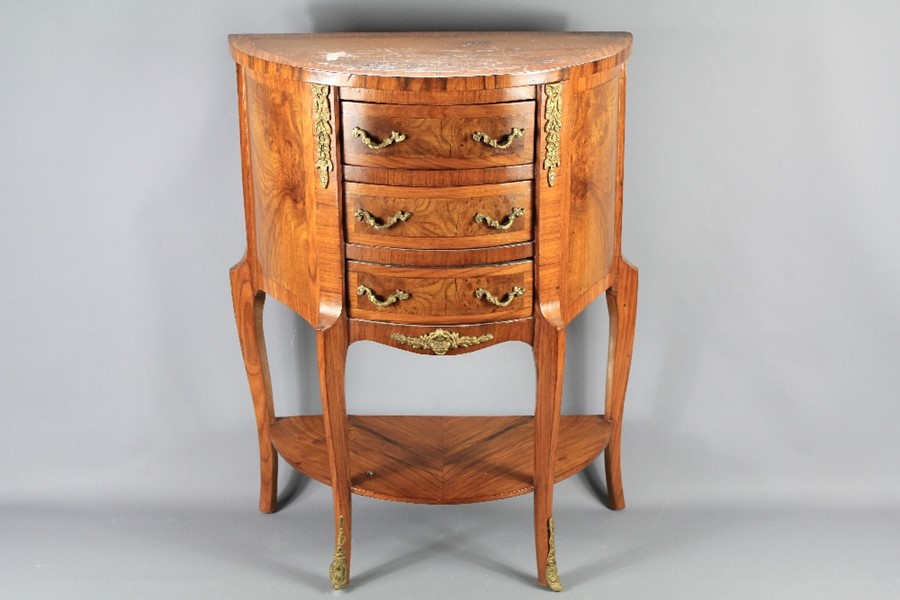 Louis XVI Style Walnut Table - Image 2 of 3