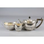 A Silver Bachelor Tea Trio