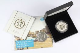 A Royal Mint Trafalgar Square 2016 £100 Silver Proof Coin