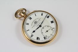 A 9ct Gold Thomas Russell & Son Pocket Watch