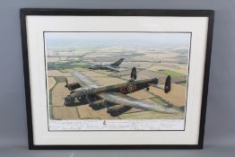 Print Depicting RAF Avro Lancaster PA474 "Thumper Mk III"