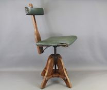 An Early 20th Century Glenister of High Wycombe-style Draughtsman Chair.