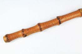 An Early 20th Century Bamboo Sword Cane