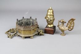 A Mughal Bronze Incense Burner