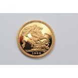 A Gold Proof Half Sovereign