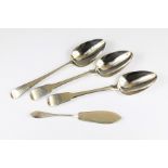 Three Georgian Silver Table Spoons