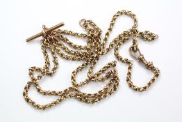 A 9ct Gold Fob Chain