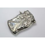 An Art Nouveau Silver Vesta Case