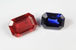 Two Synthetic Gemstones