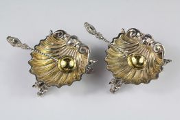 A Pair of Victorian Silver Salts