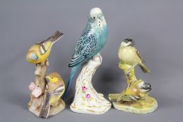 A Royal Worcester Budgie Figurine