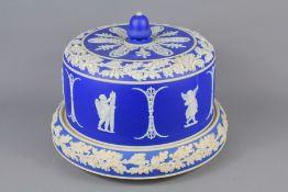 Wedgwood Blue and White Cheese Dome