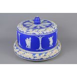 Wedgwood Blue and White Cheese Dome