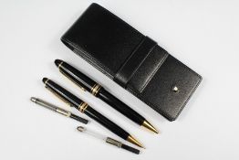 Mont Blanc Meisterstuck Roller Ball Pen and Pencil Set