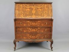 An Irish Inlaid Writing Desk