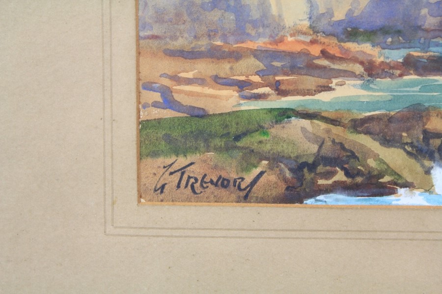 George Trevor (English), Watercolour - Image 2 of 2