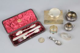 A Quantity of Miscellaneous Silver