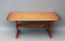 An Ercol Yew Wood Supper Table