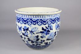 A 19th Century Chinese Blue and White Fish Bowl