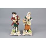 19th Century Sitzendorf Porcelain Figures