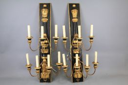 A Pair of Italian Style Elaborate Wall Sconces