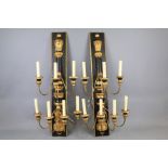 A Pair of Italian Style Elaborate Wall Sconces