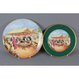 Two Limited Edition Royal Worcester Marks and Spencer Commemorative Plates