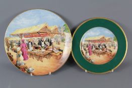 Two Limited Edition Royal Worcester Marks and Spencer Commemorative Plates